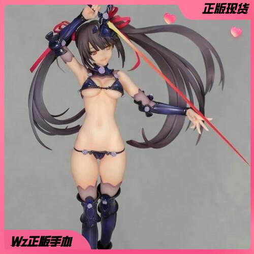 正版 alphamax 约会大作战 时崎狂三 比基尼装甲 1/7 手办
