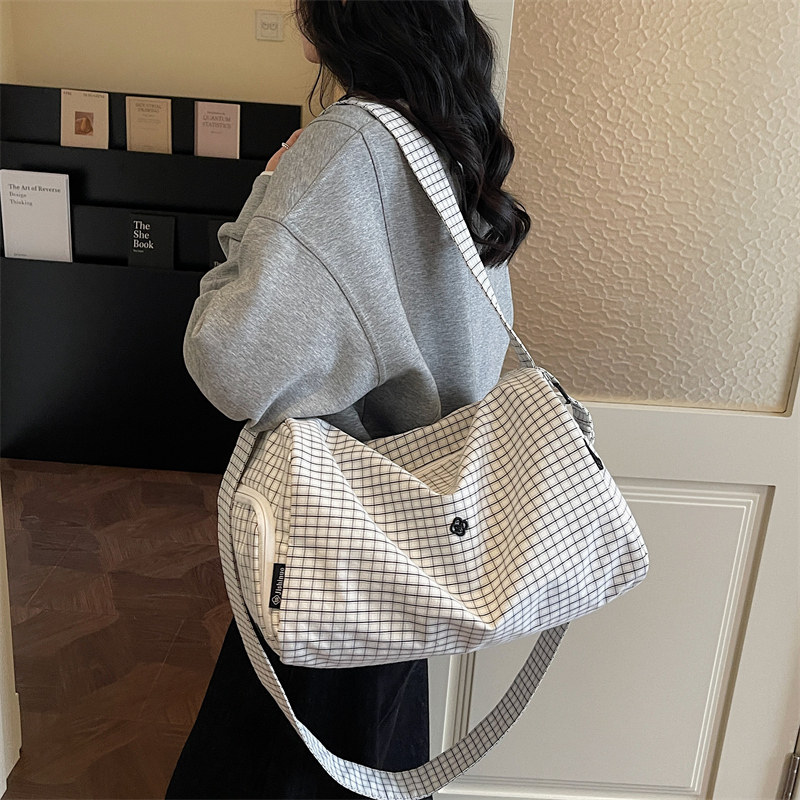 hangdbag大容量健身游泳瑜伽包短途旅行收纳包轻便干湿分离斜挎包