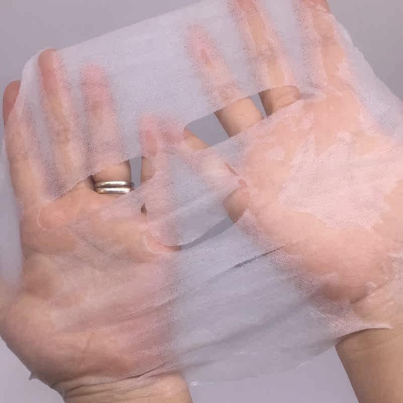 天然真桑蚕丝面膜布精油纯露水疗湿敷专用美容院一次性薄干面膜纸