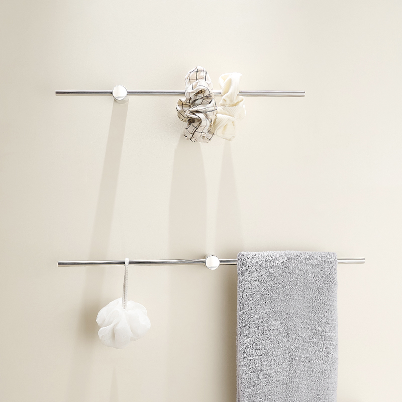 包豪斯浴室不锈钢亮光毛巾架
