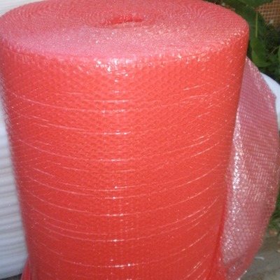 防静电红色气泡袋加厚包装膜