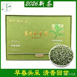 襄紫金2026新茶襄阳高香茶绿茶礼盒明前开春头采雨前毛尖200克/盒