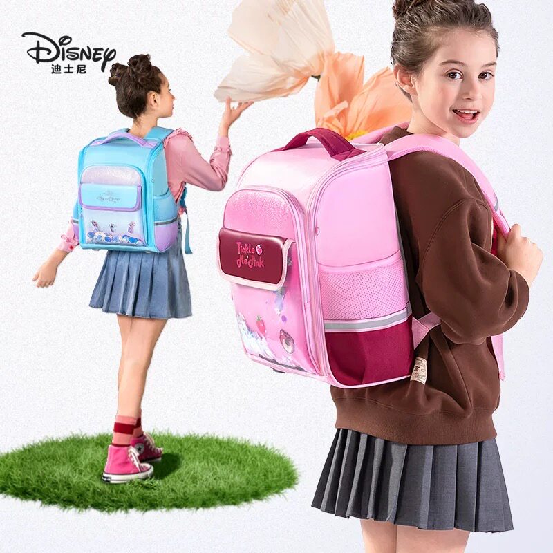 迪士尼小学生书包女爱莎公主一三五六年级儿童减负大容量双肩背包