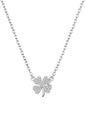 幸运四叶草项链奢小众轻奢锁骨爆款新款女友生日礼物