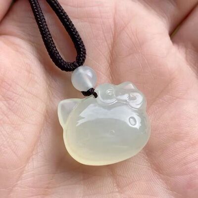 hellokitty项链女生可爱少女凯蒂猫锁骨链吊坠夏季不掉色闺蜜礼物