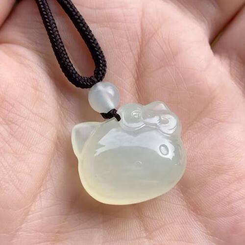 hellokitty项链女生可爱少女凯蒂猫锁骨链吊坠夏季不掉色闺蜜礼物