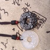 平安扣貔貅平安扣吊坠项链项链男女款 情侣款