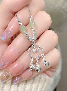 【长乐】平安锁项链铃铛如意锁小众气质显白新中式国风项链女