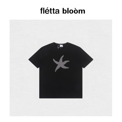 【现货】fletta bloom韩国小众潮牌海星印花tcm短袖T恤情侣男女款