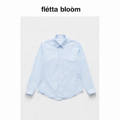 ●fletta bloom韩国小众潮牌the barnnet八奶条纹衬衫长袖宽松