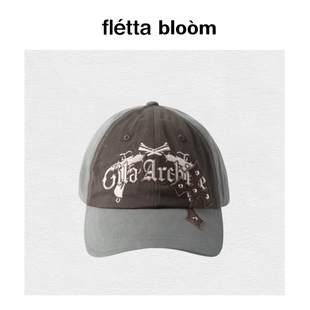 【现货】fletta bloom gila archive刺绣做旧星星棒球帽遮阳帽女