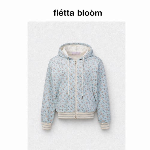 ●fletta bloom韩国minjiena卫衣连帽外套运动宽松卫裤薄绒套装