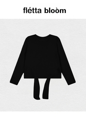 【现货】fletta bloom韩国Slowand系带针织套头上衣秋打底衫毛衣