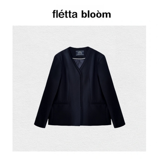 【现货】fletta bloom韩国overtake假两件V领西装 半松紧西裤套装