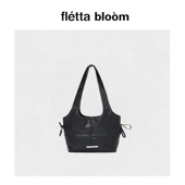 fletta 现货 bloom韩国潮牌蝴蝶结单肩托特包mk油蜡皮菜手提包