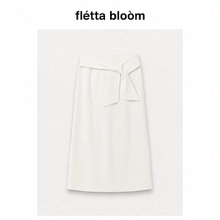 ●fletta bloom韩系女装Zaenio修身休闲针织衫开衫蝴蝶结半裙套装