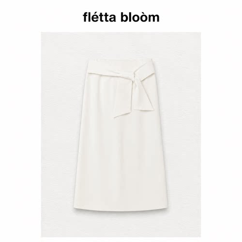 ●fletta bloom韩系女装Zaenio修身休闲针织衫开衫蝴蝶结半裙套装