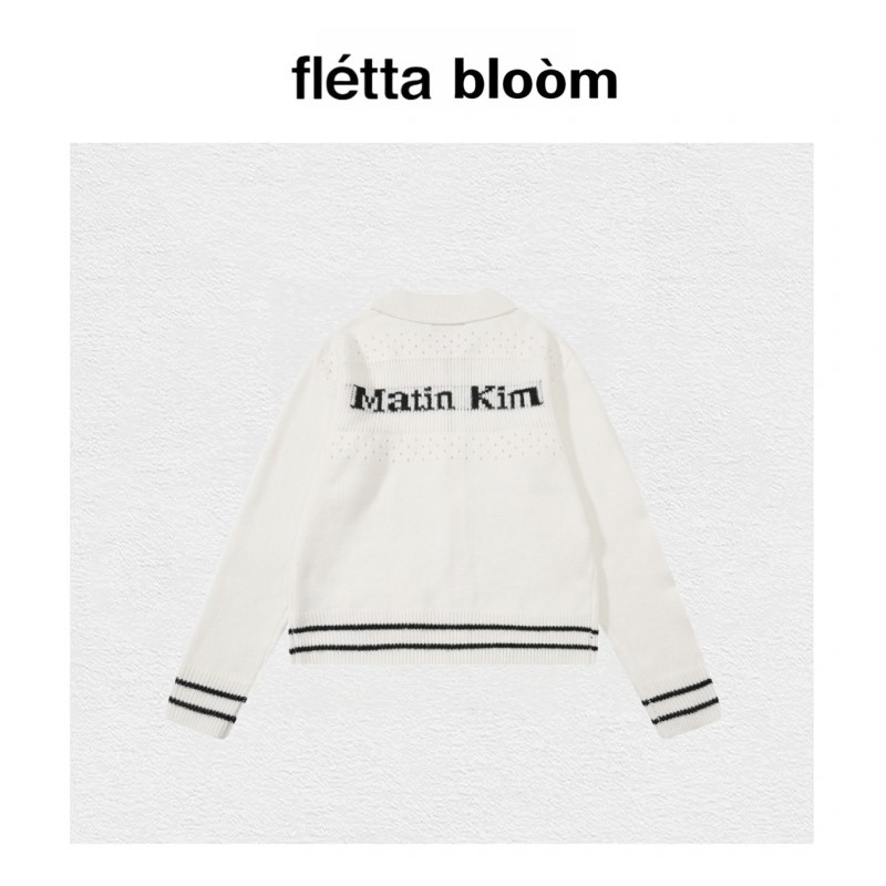【现货】fletta bloom韩国小众潮牌提花拉链毛衣秋冬款外套男女,女装/女士精品,大码内搭,淘宝优惠券,粉丝福利购,淘宝优惠卷