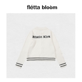外套男女 bloom韩国小众潮牌提花拉链毛衣秋冬款 现货 fletta