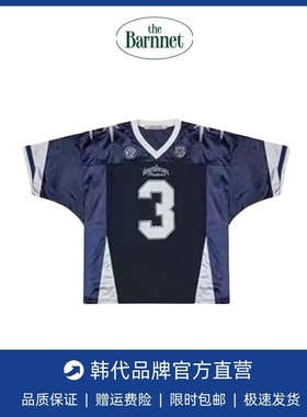 【现货】韩国小众Lartigent撞色拼接网眼宽松3号数字球衣短袖T恤