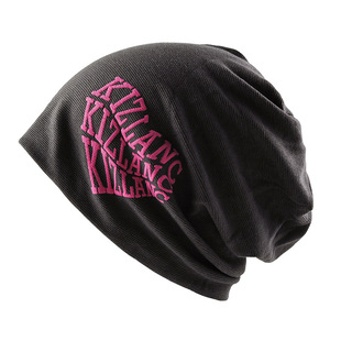 辣妹粉色字母大爱心包头针织帽女春秋薄款四季冷帽显脸小帽子女款