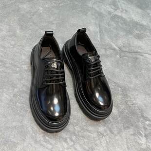 实体发货CNC男鞋2024年冬季新款 男士鞋子头层真皮单鞋休闲皮鞋男