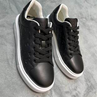 实体发货CNC男鞋冬季新款 男士系带潮牌牛皮鞋子时尚真皮休闲鞋男