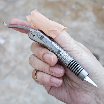 微技术笔刀笔芯互换11号刻刀片钛配件钛合金虹吸笔Microtech