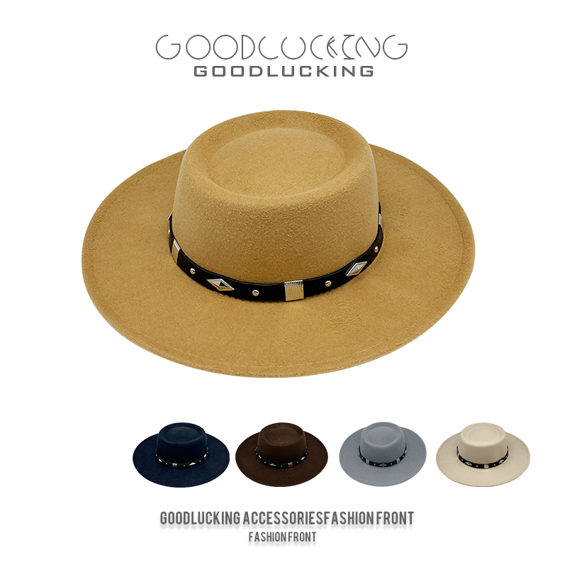 旅行牛仔帽凹顶模特穿搭西部藏式