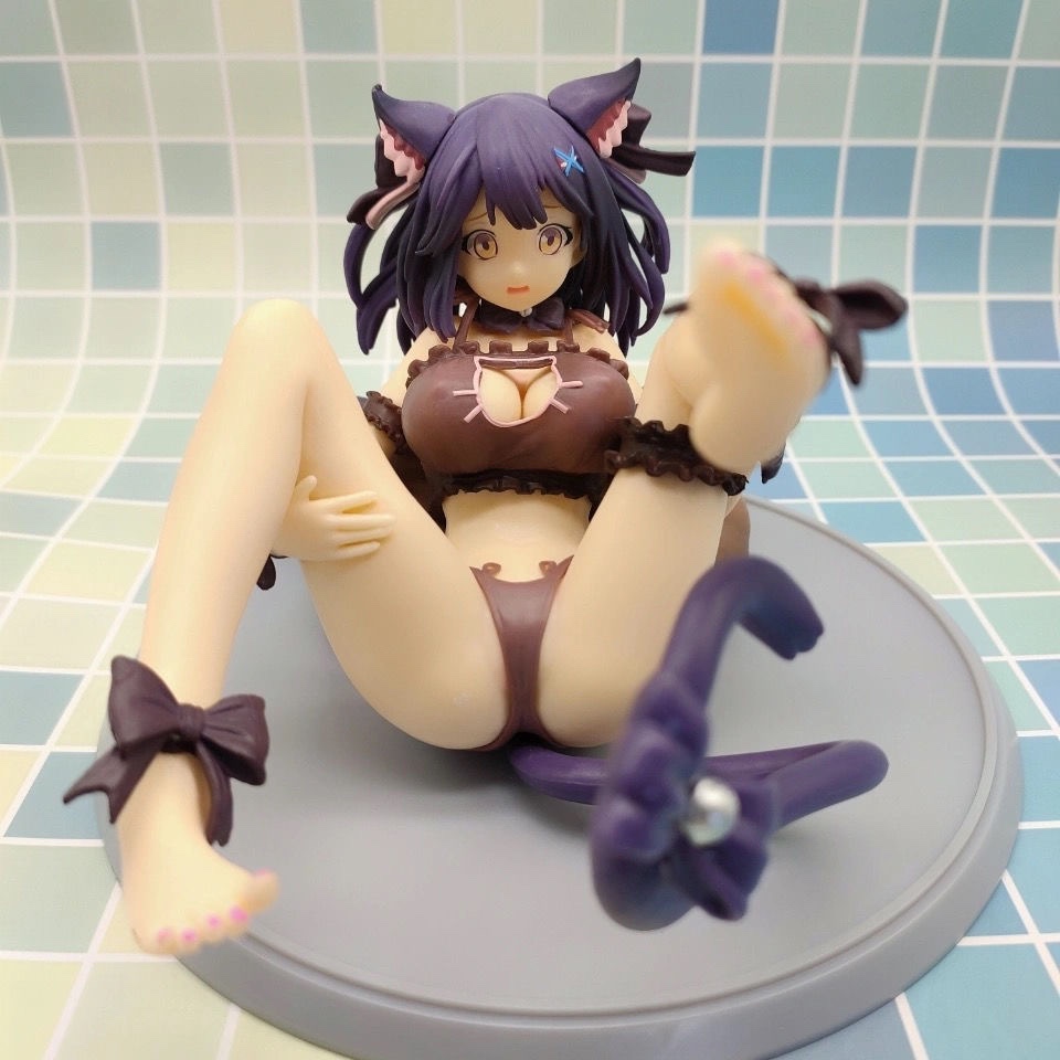 【可拆脱】九命猫娘猫女 1/6 坐姿 美少女 模型动漫手办机箱摆件