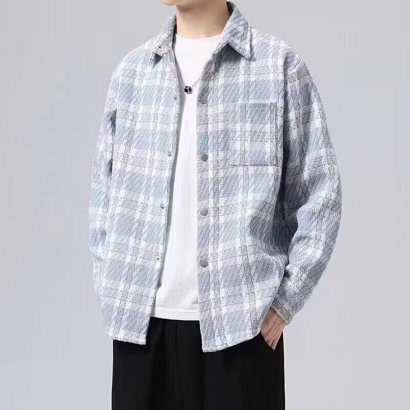 男女生秋冬款衬衫外套男装潮