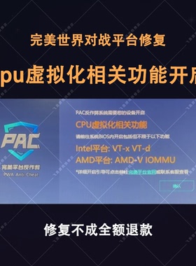 远程解决CS2完美世界5E平台BIOS开启CPU虚拟化VT-D IOMMU弹窗报错