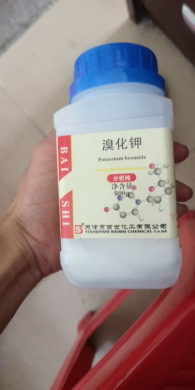 百世溴化钾分析纯500克ar500g制特种皂照片漂白显影剂化学试剂