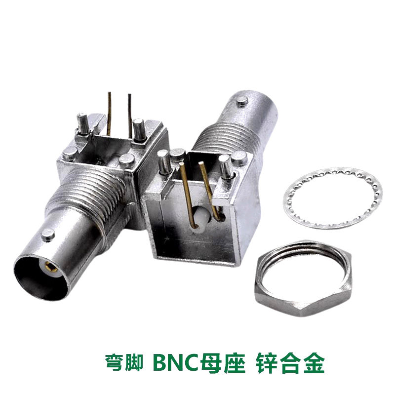 bnc插座连接器板式母头q9弯脚