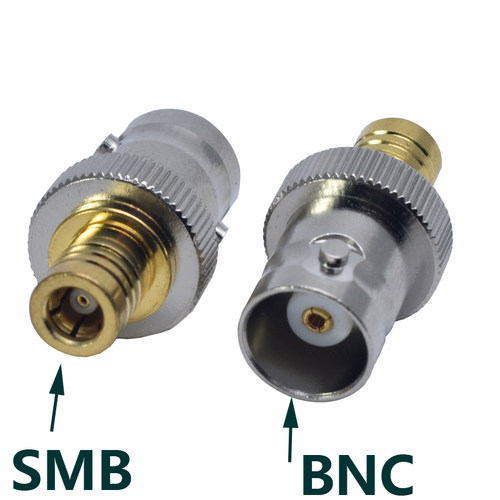 BNC母头转SMB母射频同轴连接器