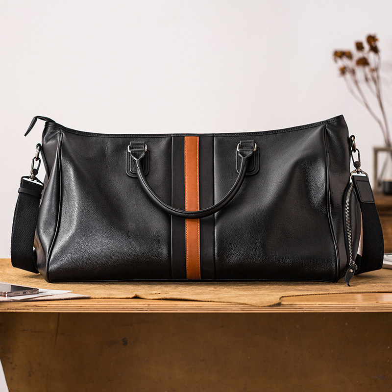 真皮男士手提旅行包男大容量斜挎出差行李包软牛皮轻便健身收纳包,箱包皮具/热销女包/男包,旅行袋,淘宝优惠券,粉丝福利购,淘宝优惠卷