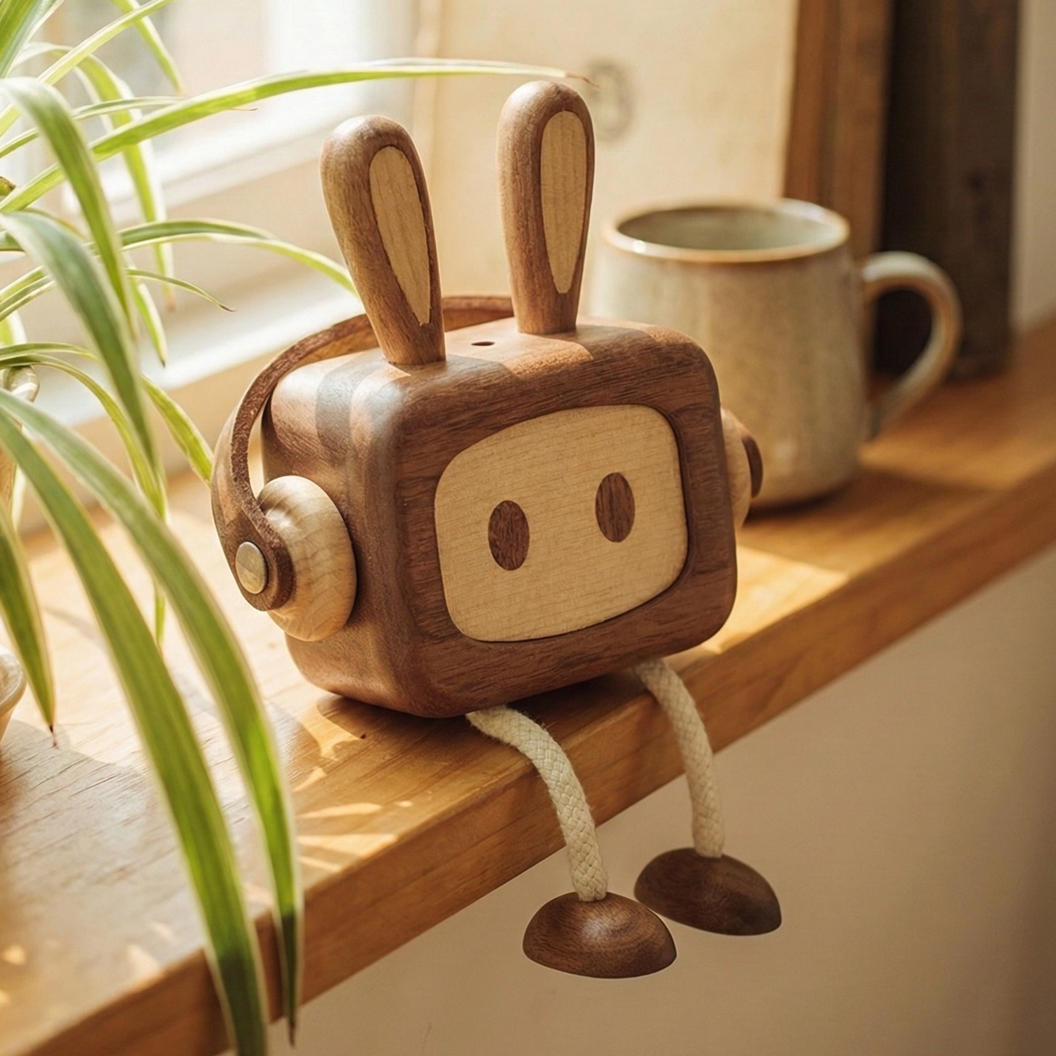 人工智能聊天ai机器人对话早教玩具豆包语音陪伴儿童益智木质玩具