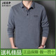 SPIRIT吉普男士 polo衫 纯棉翻领秋装 JEEP 休闲长袖 t恤商务宽松上衣