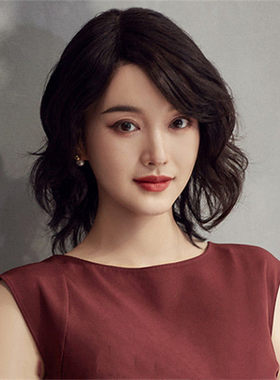 黛丽丝假发女中长发卷发妈妈长发