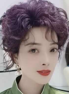 假发女片头顶真发轻薄卷发块递针蓬松增发量自然无痕遮白发补发片