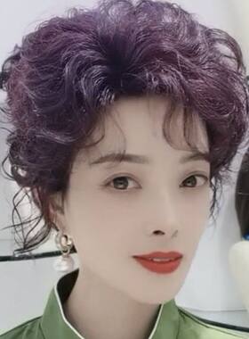 假发女片头顶真发轻薄卷发块递针蓬松增发量自然无痕遮白发补发片