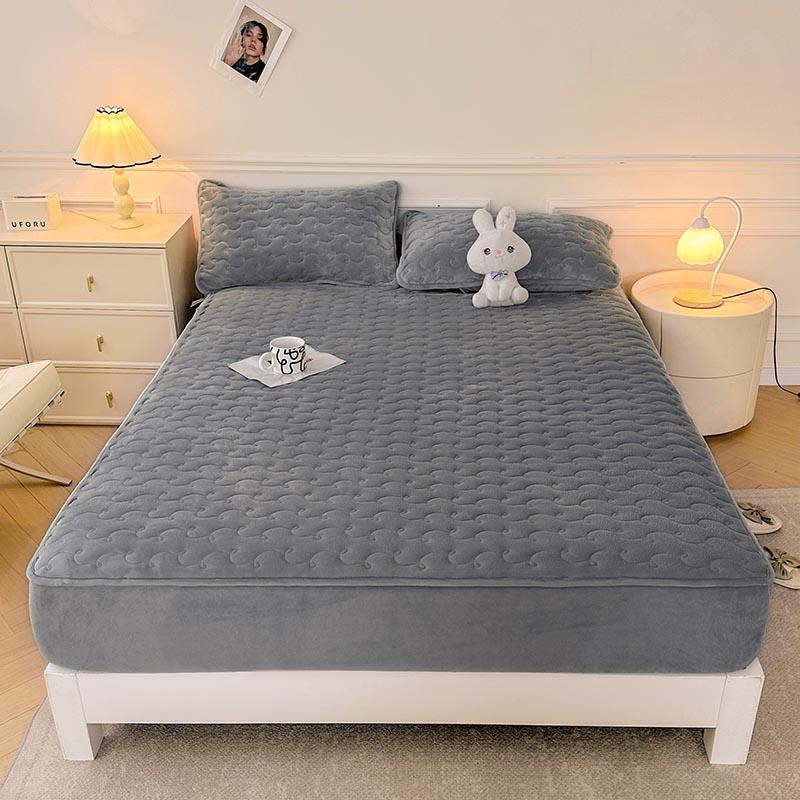 冬季加绒2024新款床垫保护套