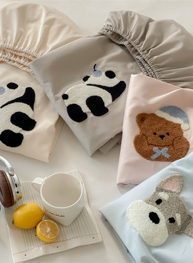 纯棉床笠单件100S贡缎全棉儿童款卡通刺绣新款床罩全包床垫保护套