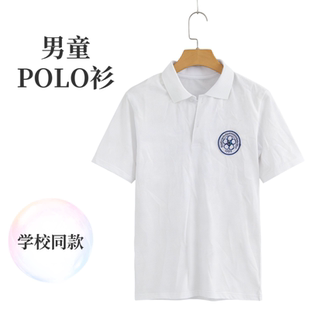 上海建平实验中学地杰学校夏季短袖同款学生服校服短袖polo衬衣