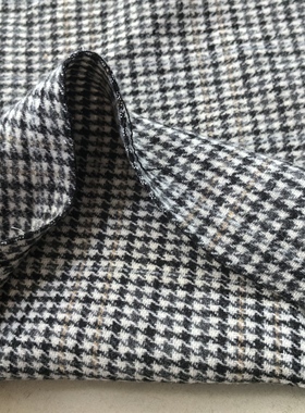 鞋面布秋冬手工鞋布料毛呢面料加厚衣服服装裤子手工DIY呢子布料2