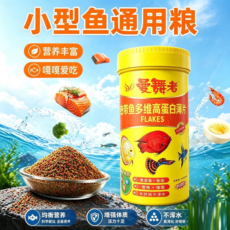 曼舞者小鱼饲料鱼食小鱼
