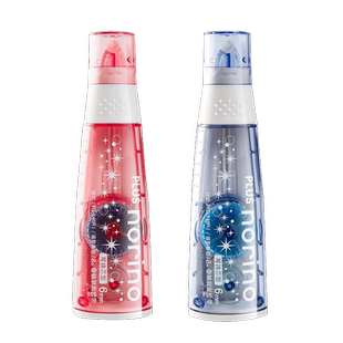 日本plus普乐士点点胶手帐点状双面胶带修正带式透明可换替芯手账DIY胶带贴纸工具可爱少女心点点胶替芯ins