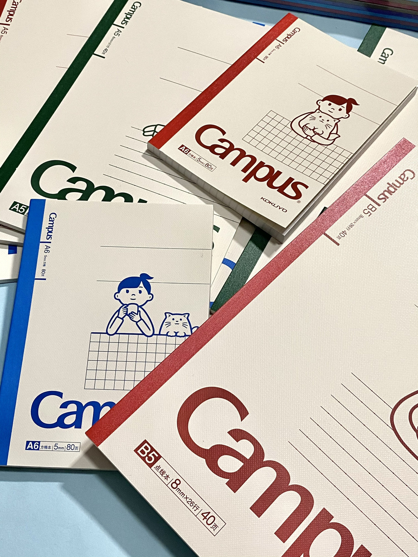新品日本Kokuyo国誉无线装订本Noritake联名第三弹Campus笔记本本子A5学生用B5软面抄记事本A6不易硌手