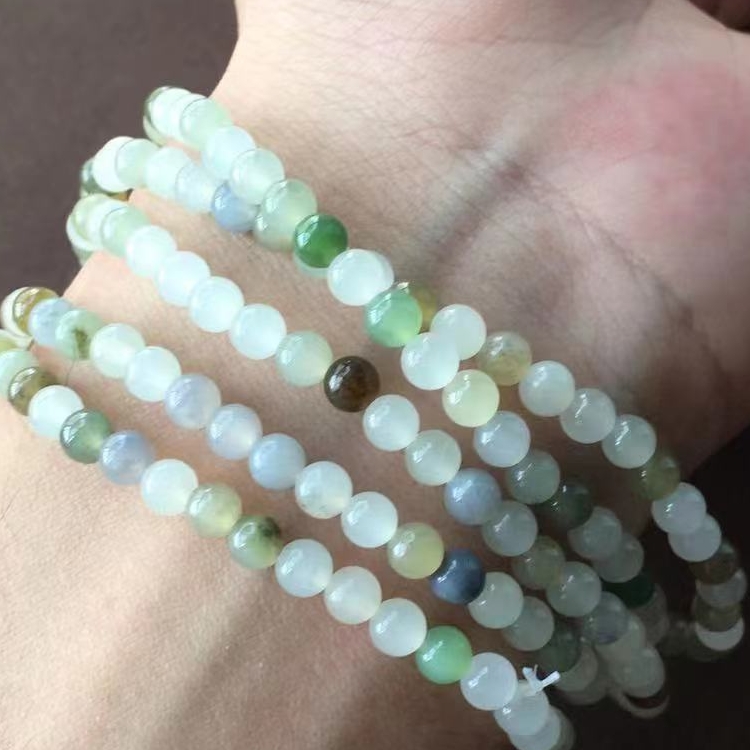 和田玉多宝多圈4.3mm手链