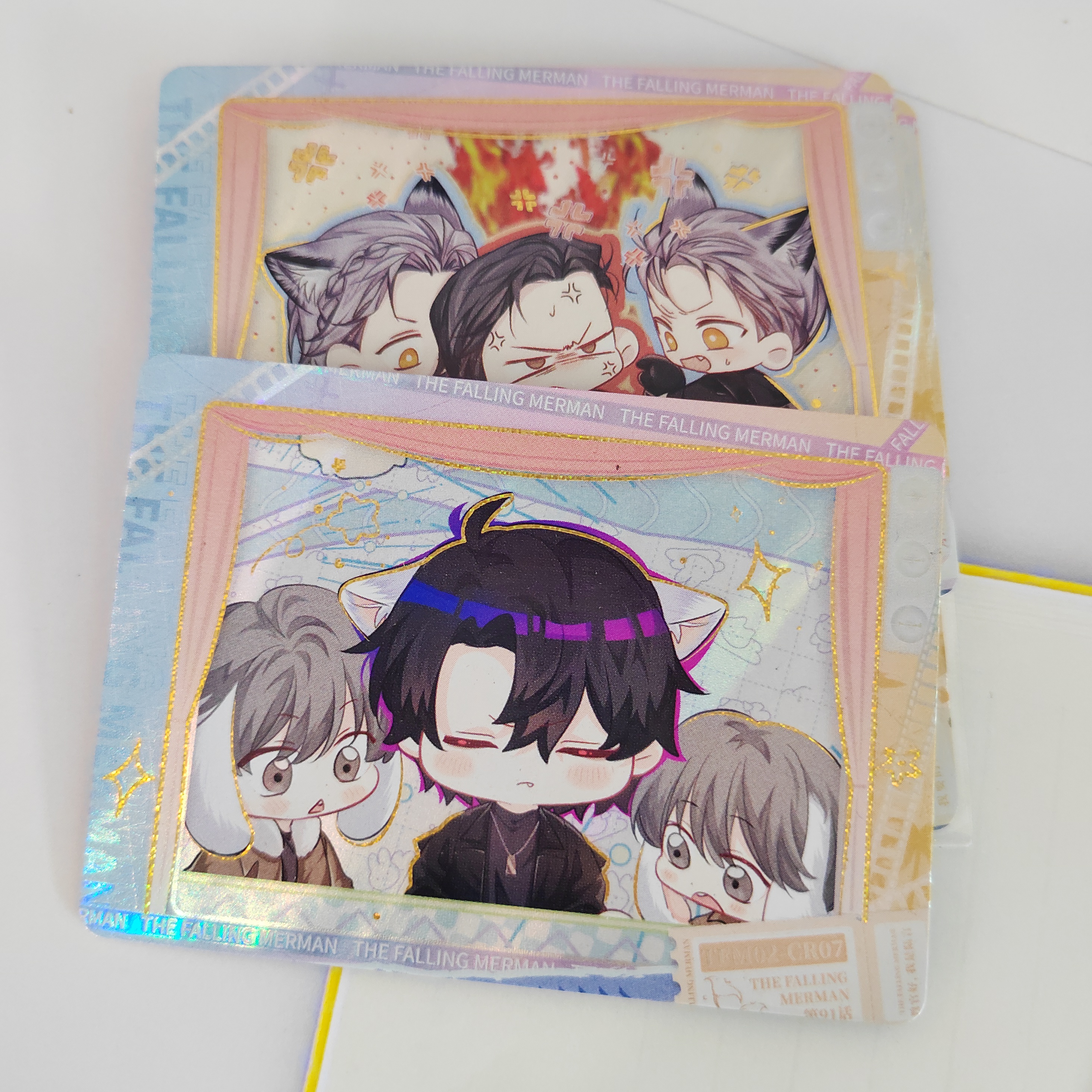 集卡社正版人鱼陷落流萤版第二弹CR卡散补单张补齐动漫收藏卡卡片